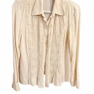 INC International Concepts Silk Blouse machine washable cold delicate.